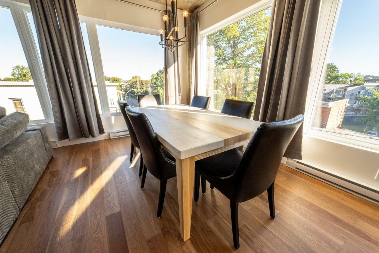 퀘벡 Aux Havres Urbains - Le Penthouse De La 3Ieme Avenue 아파트 외부 사진