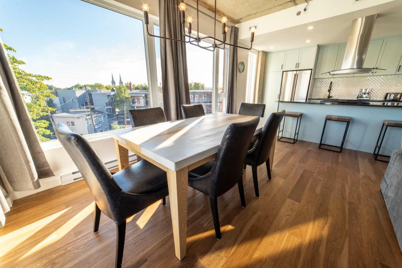 퀘벡 Aux Havres Urbains - Le Penthouse De La 3Ieme Avenue 아파트 외부 사진