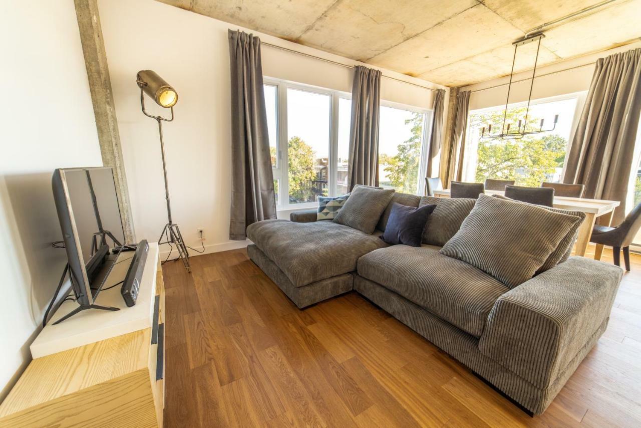 퀘벡 Aux Havres Urbains - Le Penthouse De La 3Ieme Avenue 아파트 외부 사진