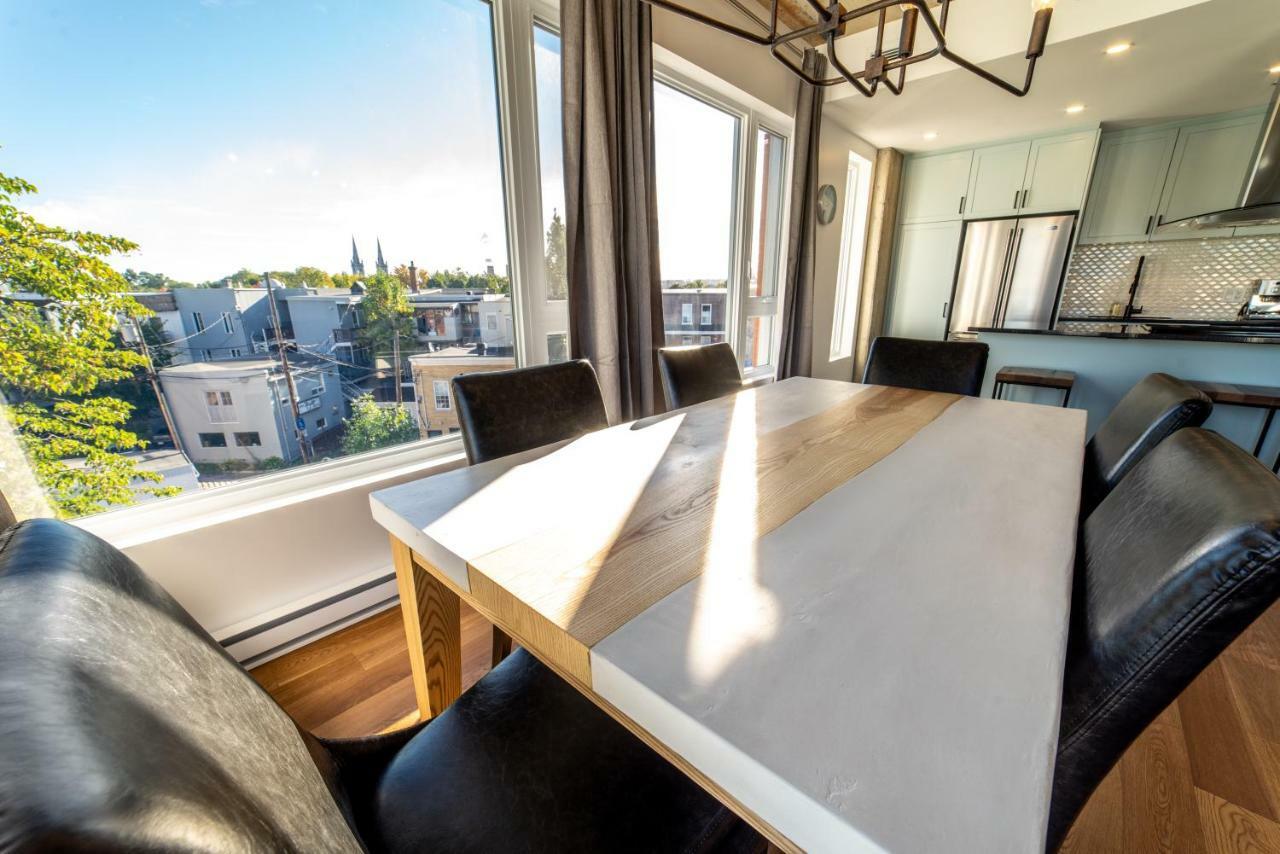 퀘벡 Aux Havres Urbains - Le Penthouse De La 3Ieme Avenue 아파트 외부 사진