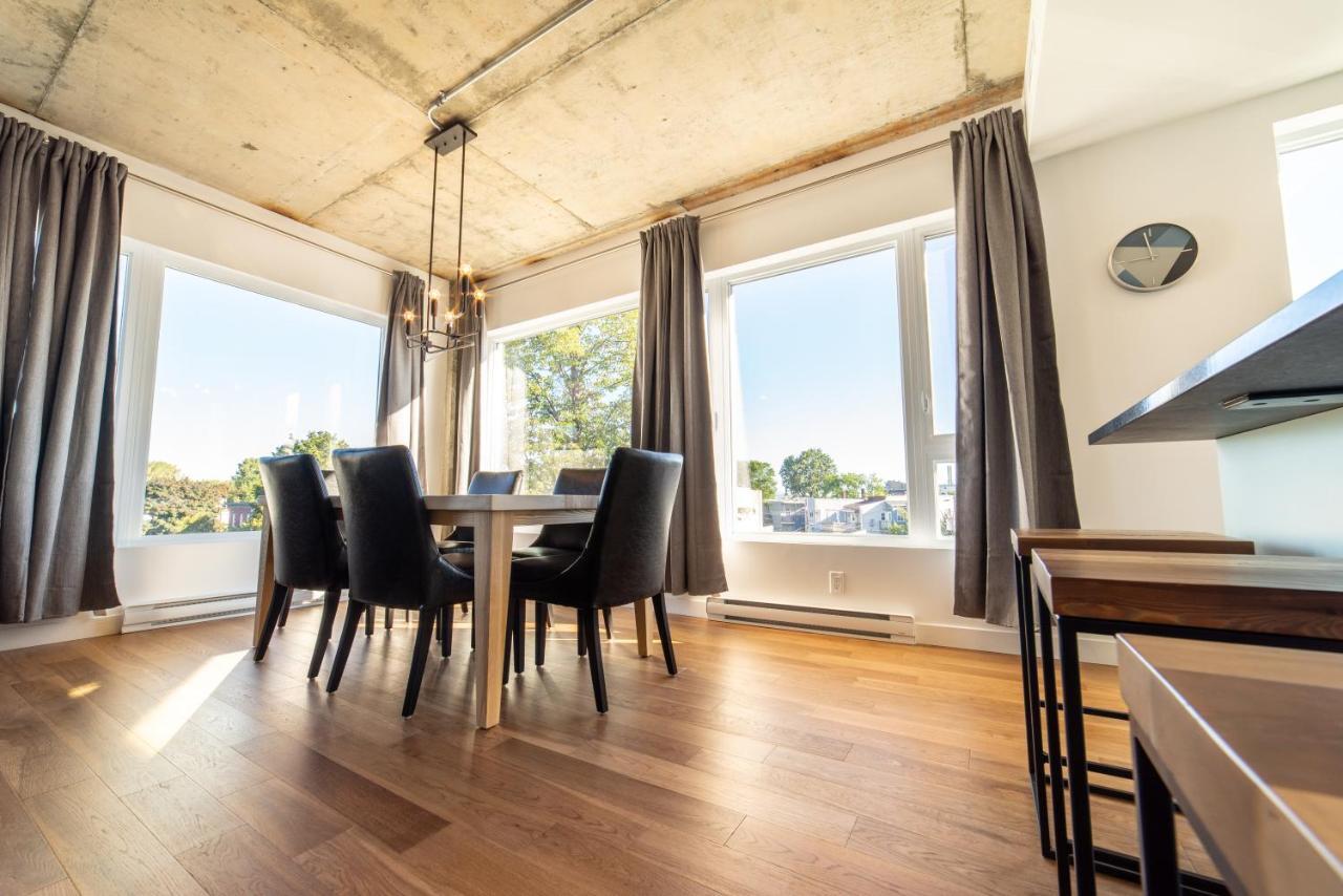 퀘벡 Aux Havres Urbains - Le Penthouse De La 3Ieme Avenue 아파트 외부 사진