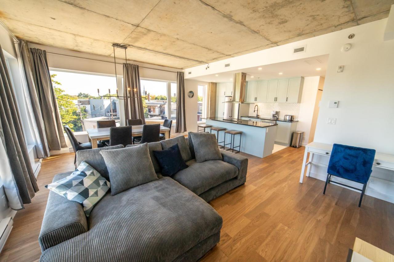 퀘벡 Aux Havres Urbains - Le Penthouse De La 3Ieme Avenue 아파트 외부 사진